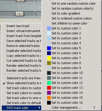 How to add gradients in REAPER